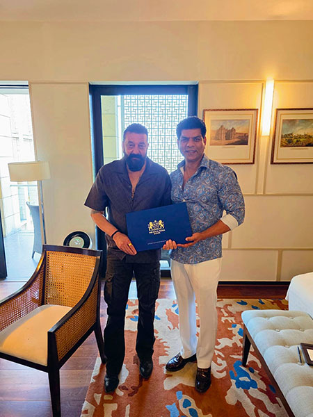 Sanjay Dutt with Team